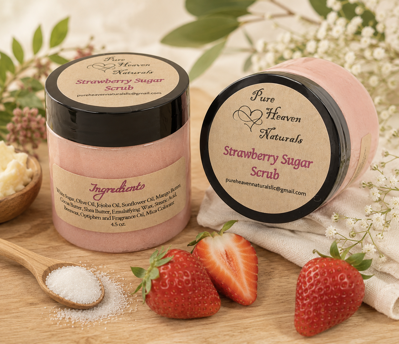 Strawberry Sugar Scrub